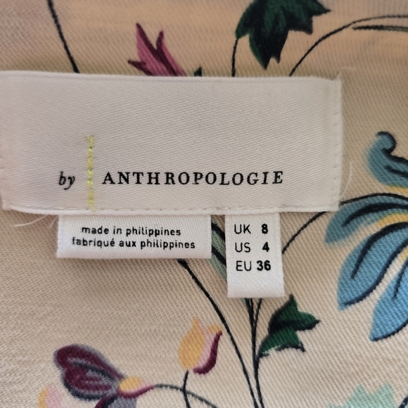 Anthropologie Violet Ruffled Utility Jumpsuit, Size 4 - Picture 13 of 15